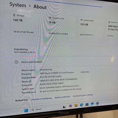 Phanteks Custom PC Ryzen 9 9900X 32GB RAM RTX 4070 Ti Super Liquid Cooling