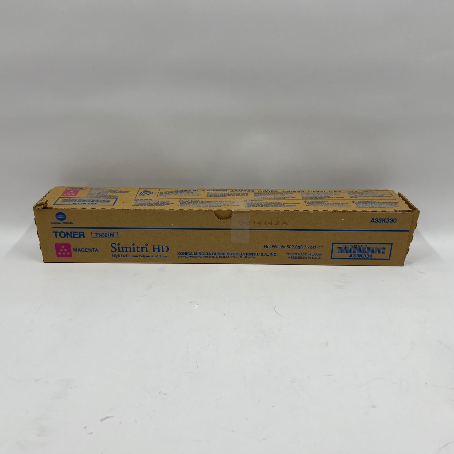 New Konica Minolta TN321M Magenta (M) Toner A33K330