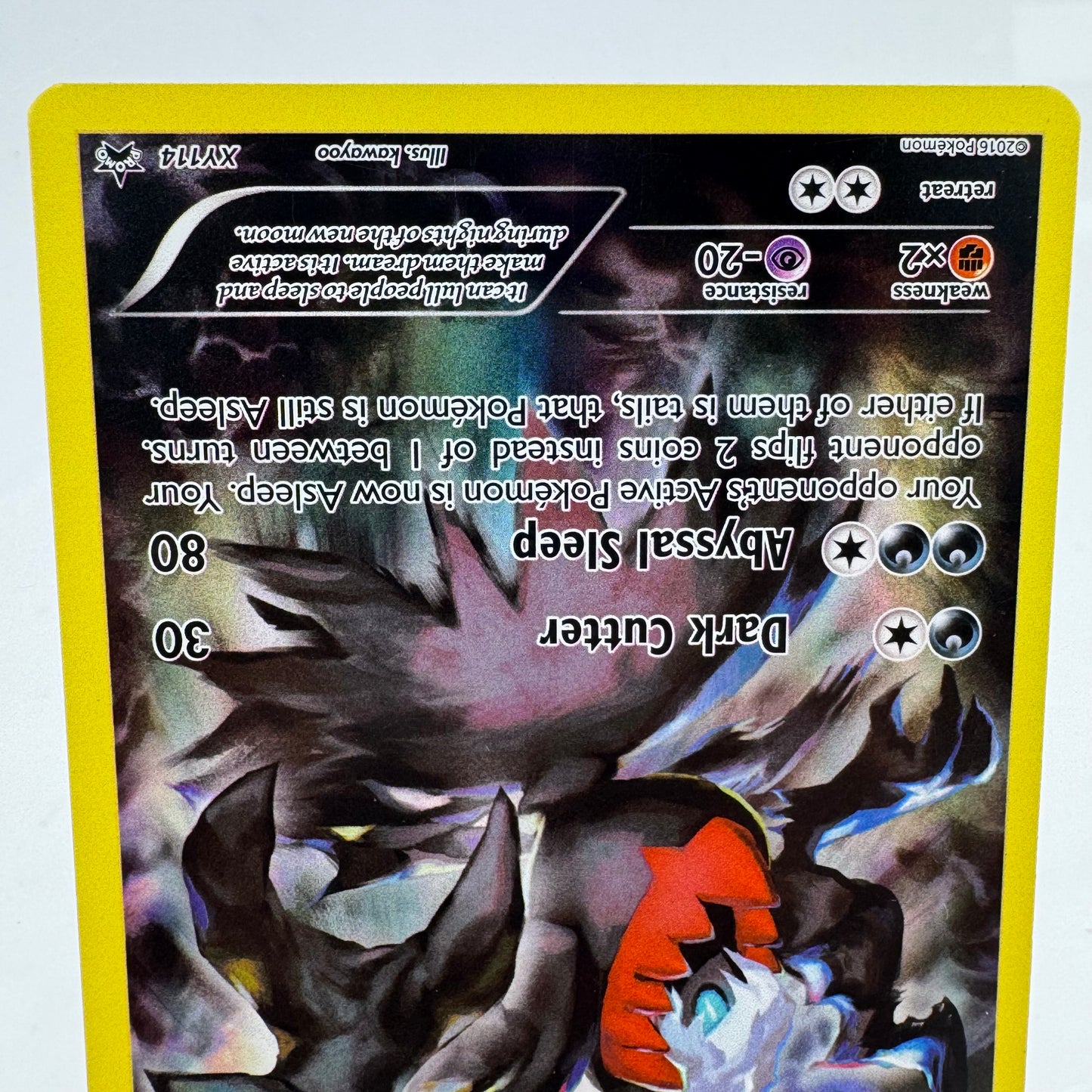 Pokémon TCG Promo Darkrai #XY114 Holo English LP