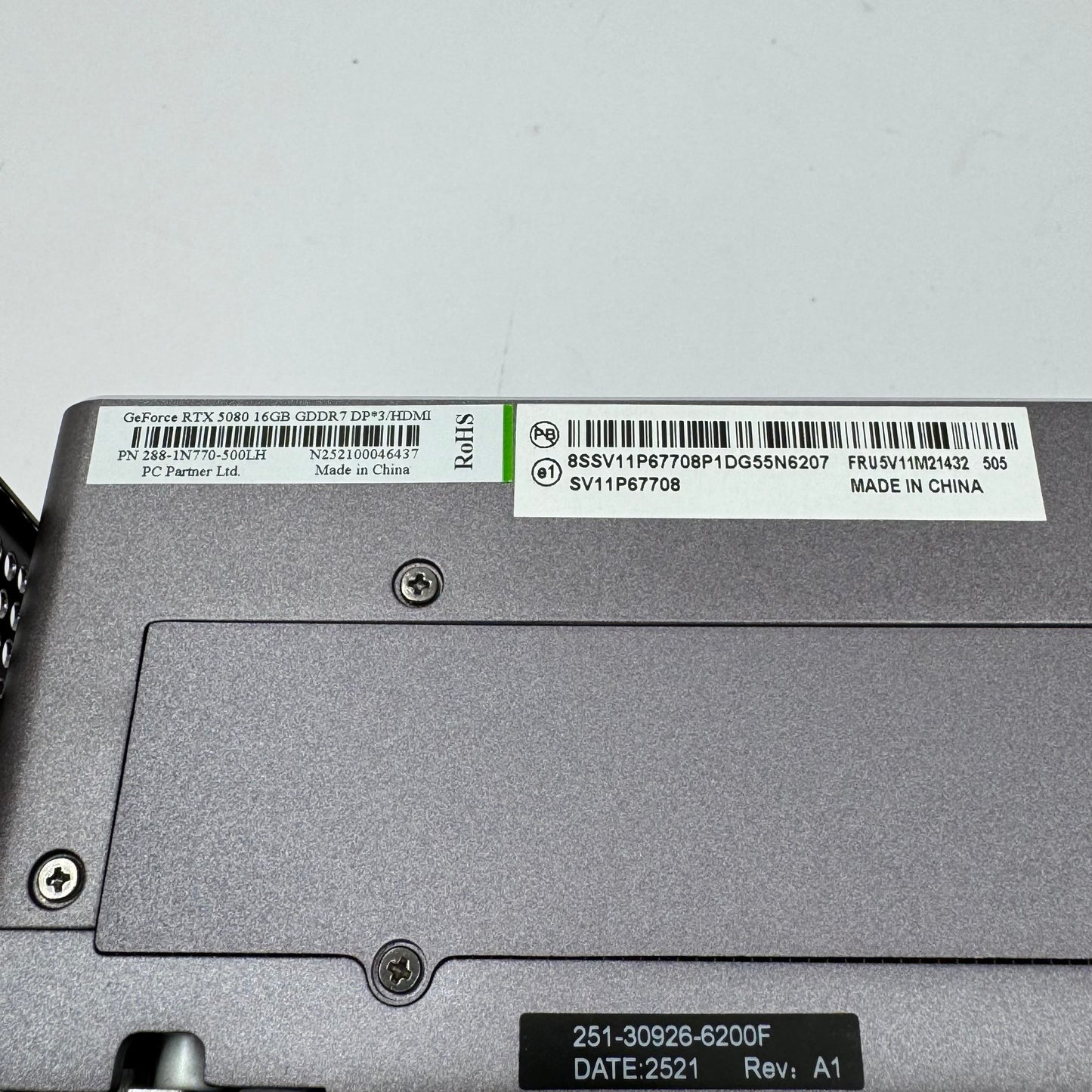 Lenovo GeForce RTX 5080 16GB GDDR7 Graphics Card 288-1N770-500LH