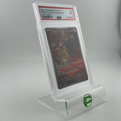 Pokémon Team Rocket's Meowth #109 Glory of Team Rocket 109/098 PSA 9 Japanese