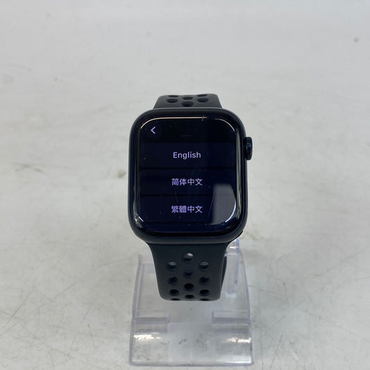 Factory Unlocked Apple Watch Series 7 45MM Midnight Aluminum MKJL3LL/A