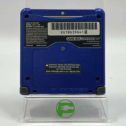 Nintendo Game Boy Advance SP Handheld Game Console Only AGS-001 Cobalt Blue