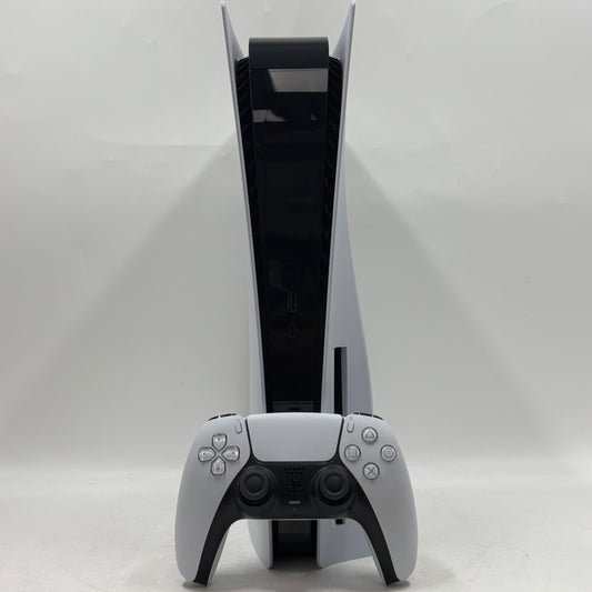 Sony PlayStation 5 Disc Edition PS5 825GB White Console Gaming System CFI-1215A