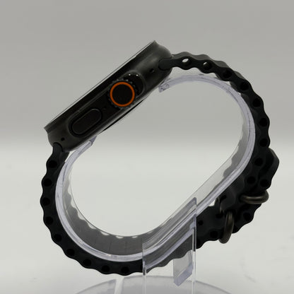 Unlocked Apple Watch Ultra 3 49MM Black Titanium Black Ocean Band MF0J4LW/A