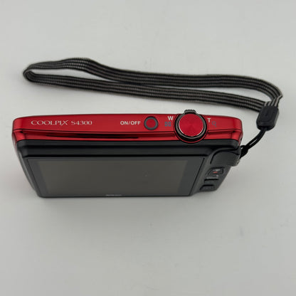 Nikon COOLPIX S4300 16.0MP Digital Point And Shoot Camera