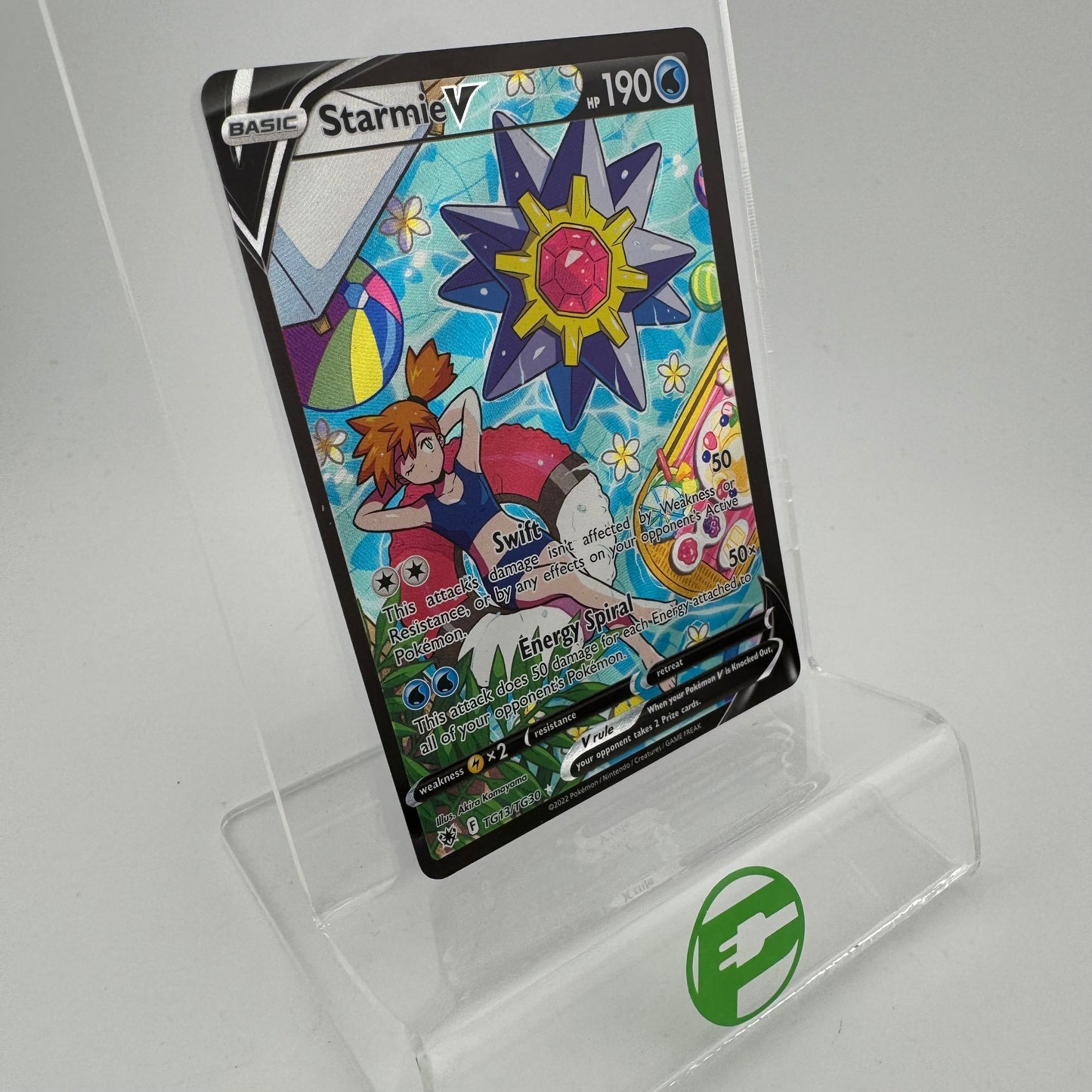 Pokémon TCG Astral Radiance Starmie V #TG13 Holo English NM