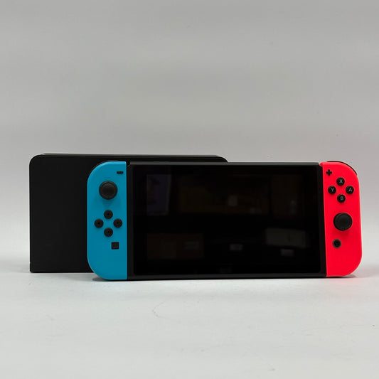 Nintendo Switch v2 Video Game Console HAC-001(-01)  Red/Blue