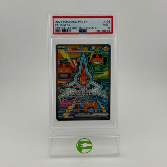 Pokémon TCG Phantasmal Flames Rotom EX #126 Holo English PSA 9