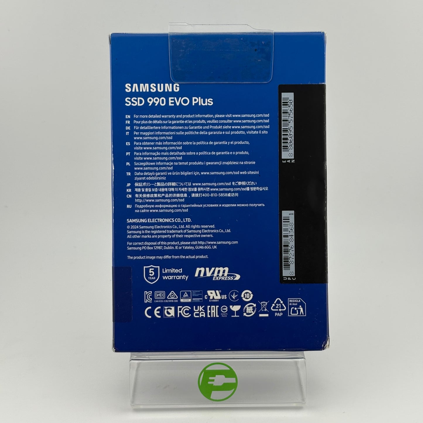 New Samsung 2280mm 990 EVO Plus 2TB M.2 NVMe Gen 4.0 x 4/5.0 x 4 SSD MZ-V9S2T0
