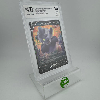 Pokémon TCG Chilling Reign Galarian Slowking V #99 Holo English BCCG 10 MINT