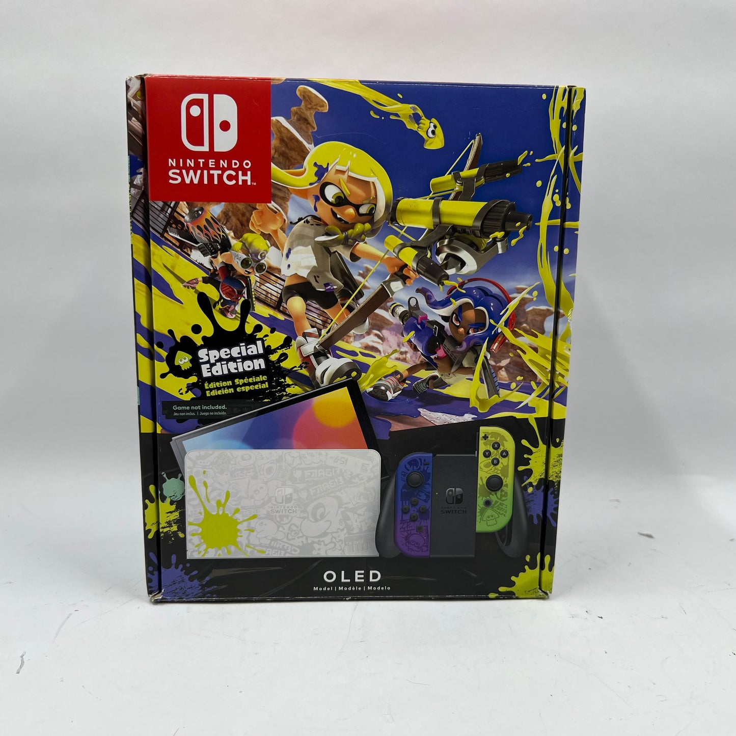 Nintendo Switch OLED Video Game Console HEG-001 Splatoon 3 Edition