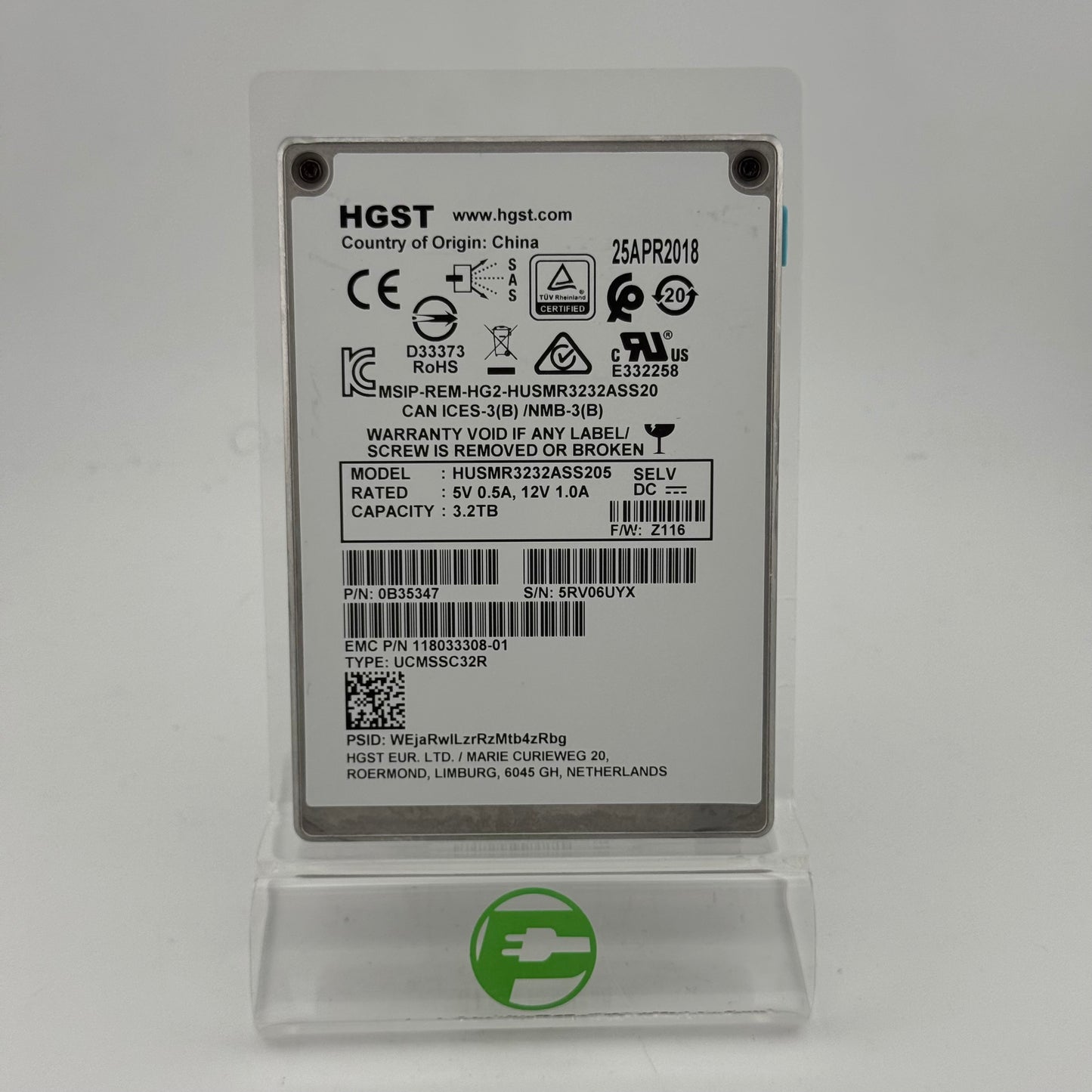 HGST Ultrastar SS300 3.2TB 2.5" SSD HUSMR3232ASS205