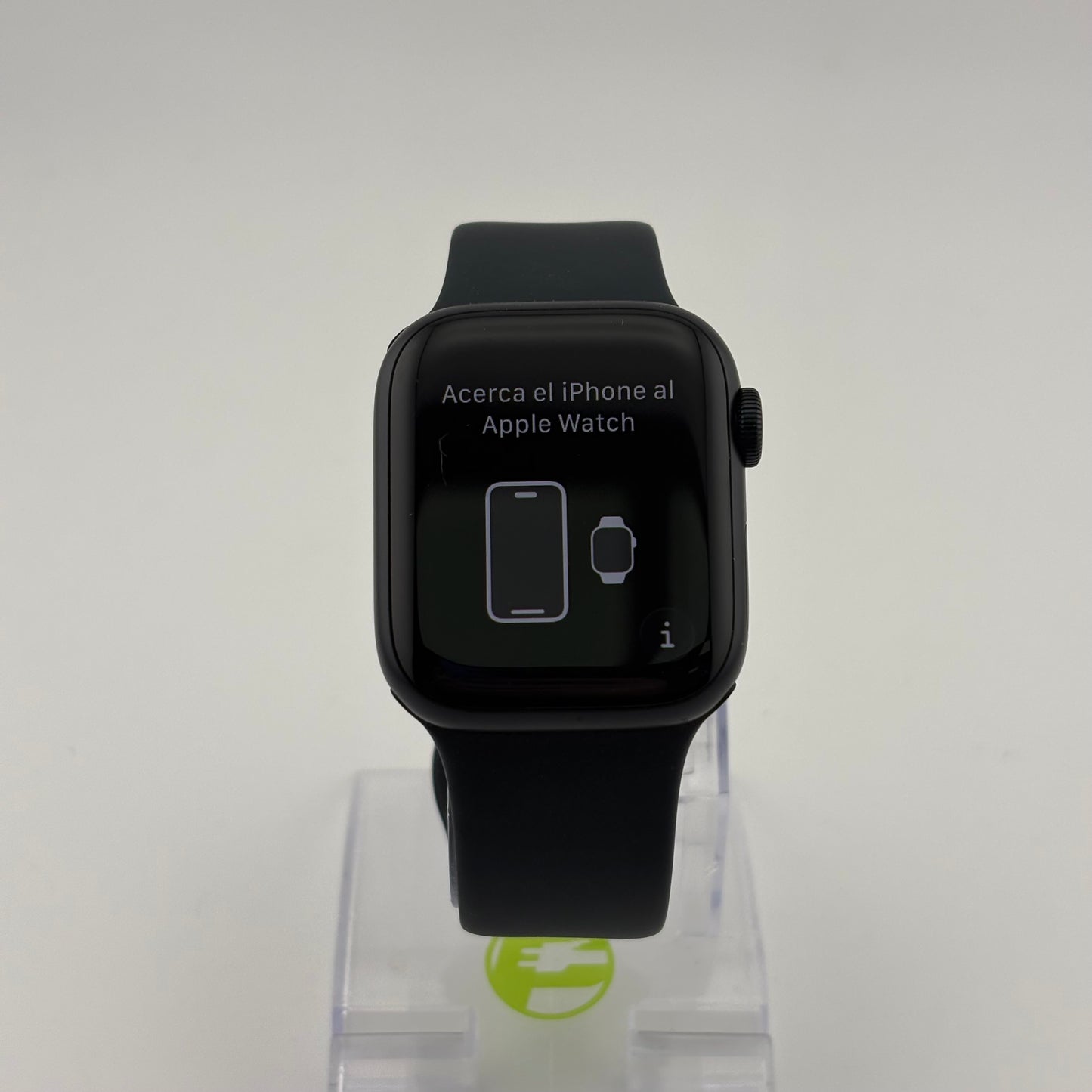 Unlocked Apple Watch Series 8 41MM Midnight Aluminum Black Sport Band