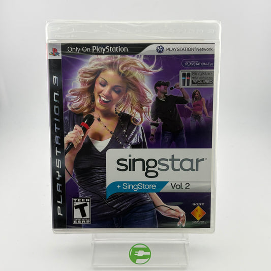 New SingStar Vol. 2 (game only) (Sony PlayStation 3 PS3, 2008)