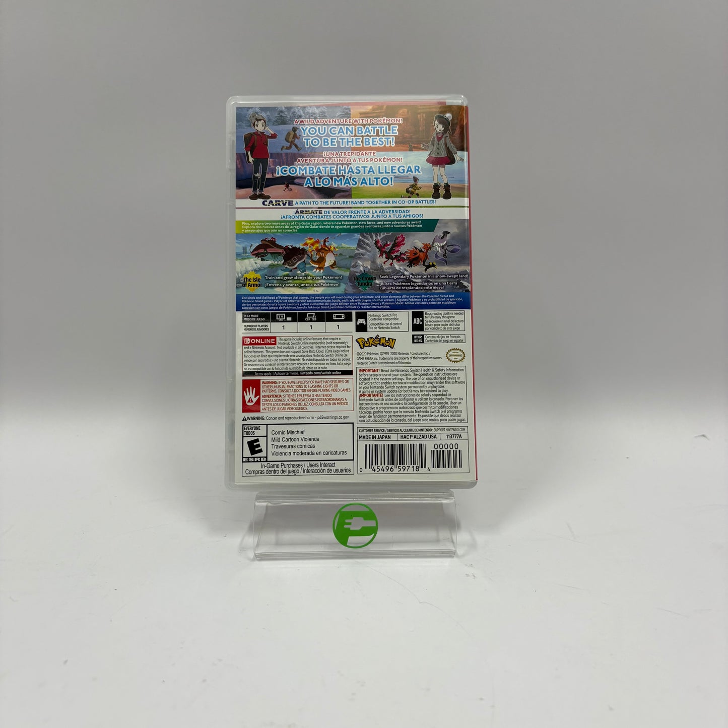 Pokemon Sword + Pokemon Sword Expansion Pass (Nintendo Switch, 2020)