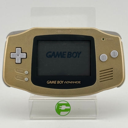 Nintendo Game Boy Advance Handheld Game Console Only AGB-001 Gold