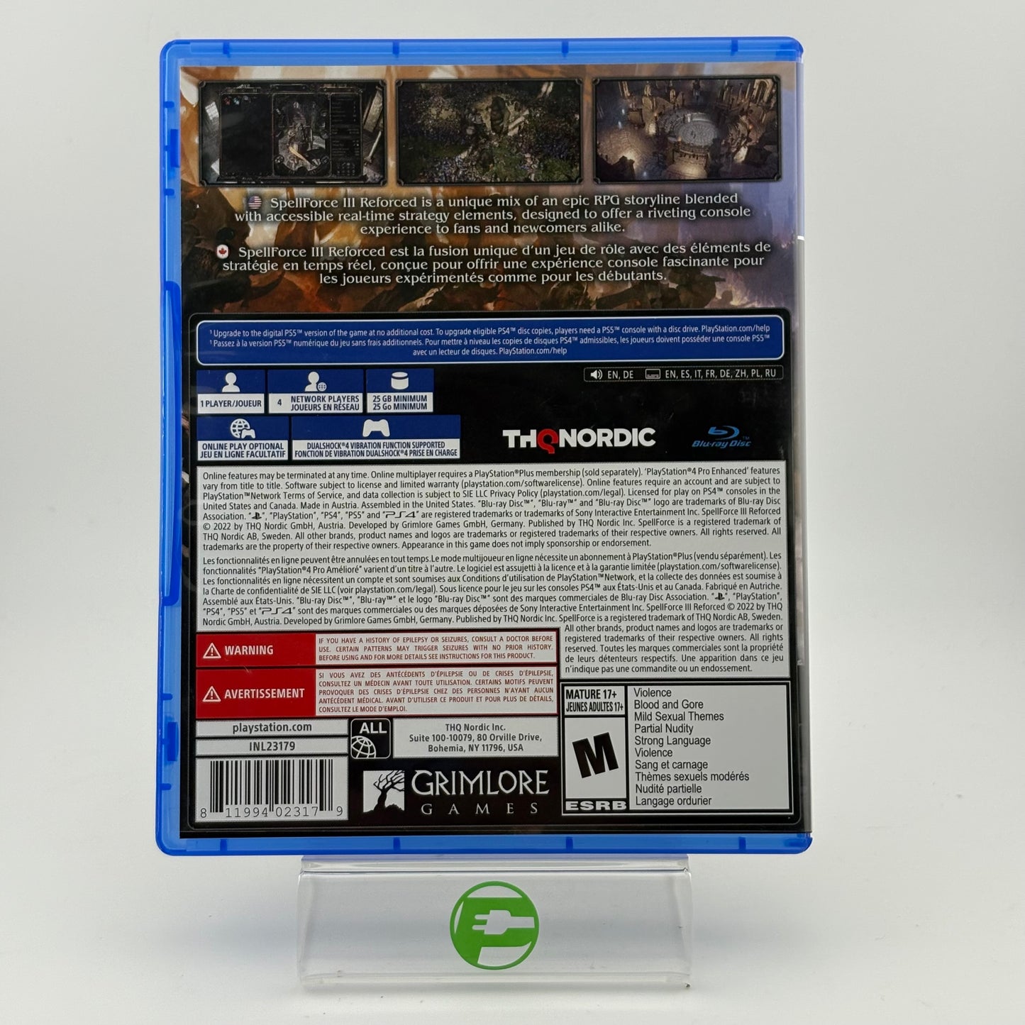 SpellForce 3 Reforced (Sony PlayStation 4 PS4, 2022)