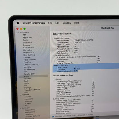 2021 Apple MacBook Pro 16" M1 Max 32C GPU 3.2GHz 32GB RAM 1TB SSD A2485