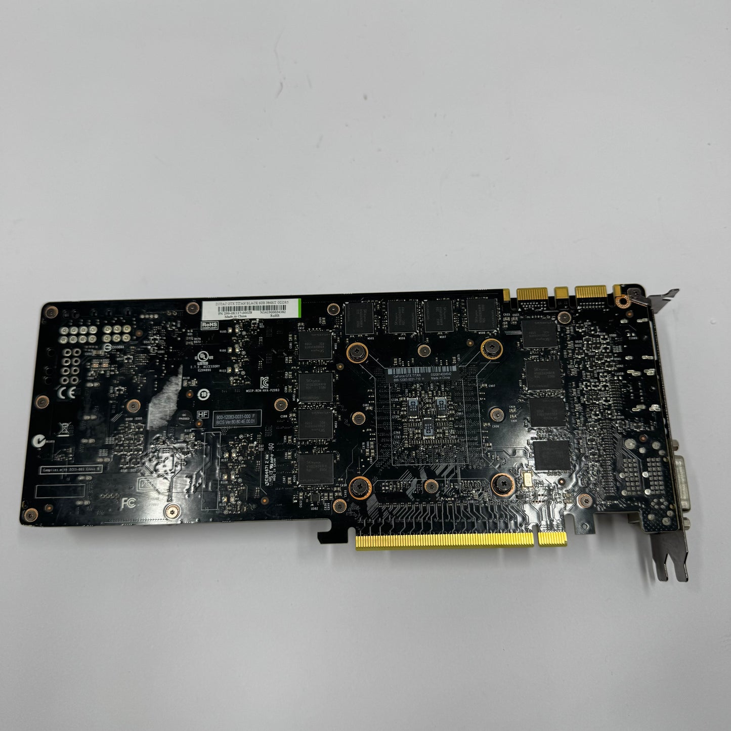 Zotac Titan 6GB GDDR5 Graphics Card 299-0K137-000Z8