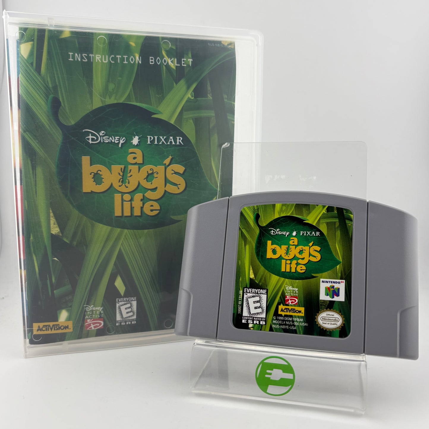 A Bug's Life (Nintendo 64 N64, 1999) Cartridge and Manual