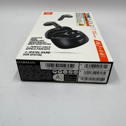 New JBL TUNE FLEX 2 True Wireless Stereo Earbuds Black JBLTFLEX2BLKAM