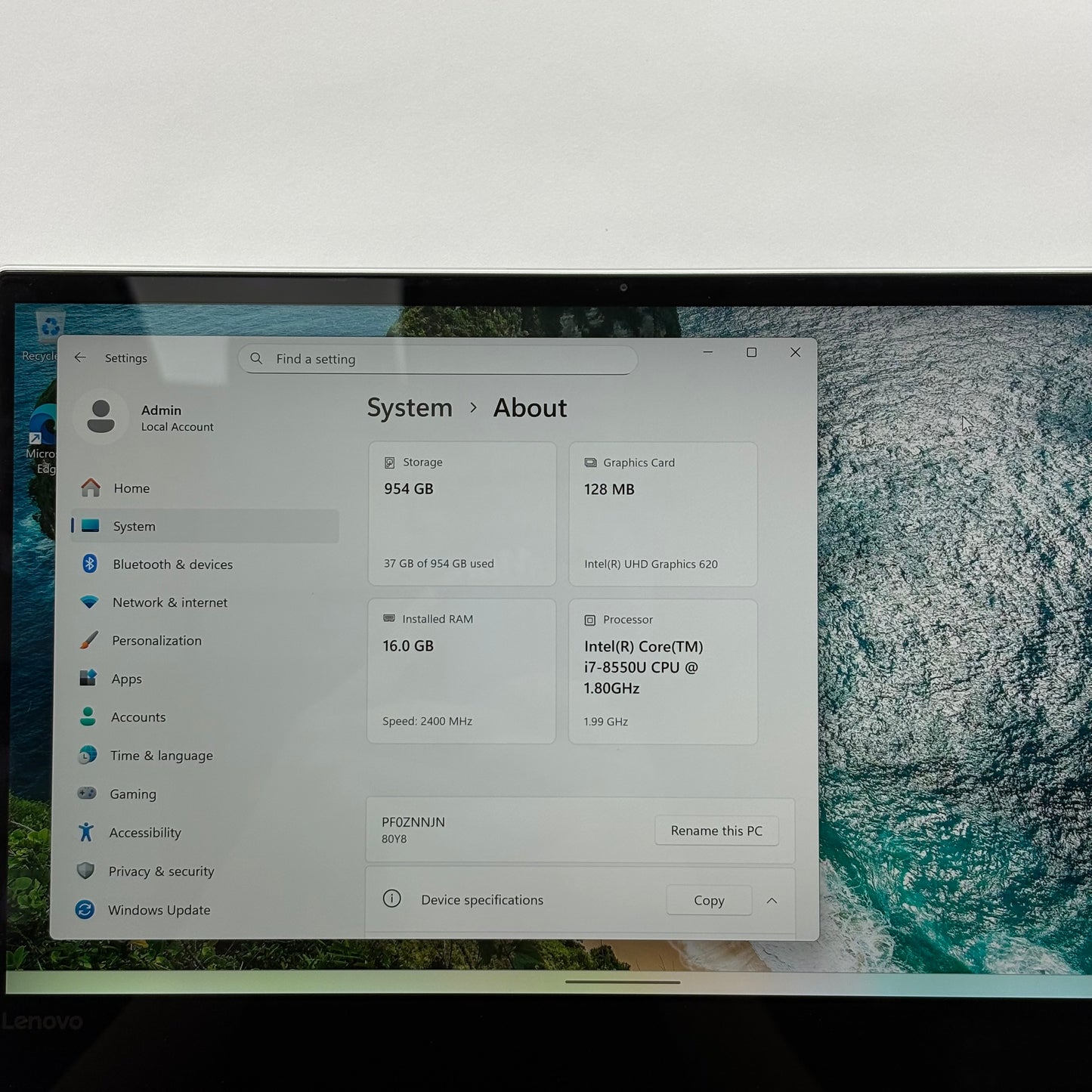 Lenovo Yoga 920 13.9" i7-8550U 16GB 1TB Star Wars Special Edition 3506 of 4000