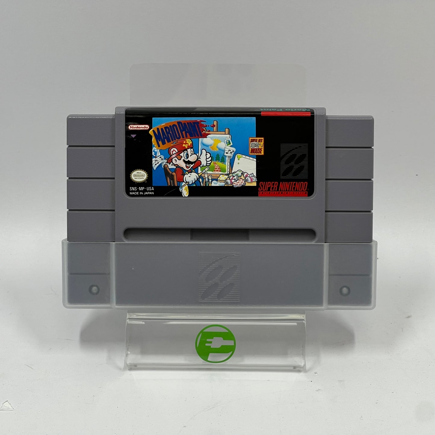 Mario Paint (Super Nintendo SNES, 1992) with SNES Mouse