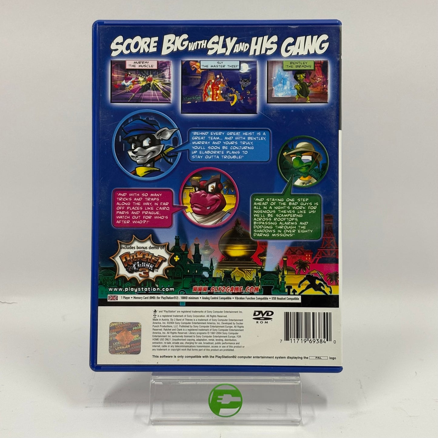 Sly 2: Band of Thieves (Sony PlayStation 2 PS2, 2004) PAL Version