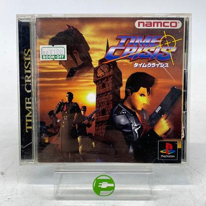 Time Crisis (Sony PlayStation 1 PS1, 1997) JP
