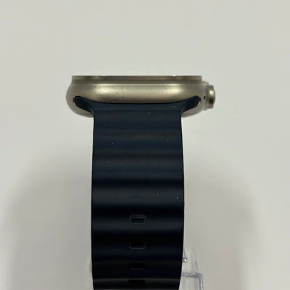 Unlocked Apple Watch Ultra 2 49MM Silver Titanium Blue Ocean Band