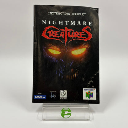 Nightmare Creatures (Nintendo 64 N64, 1998)