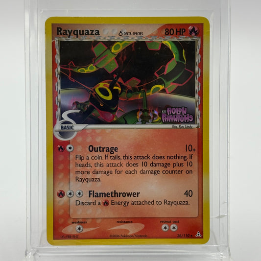 Pokémon TCG EX Holon Phantoms Rayquaza 26/110 English