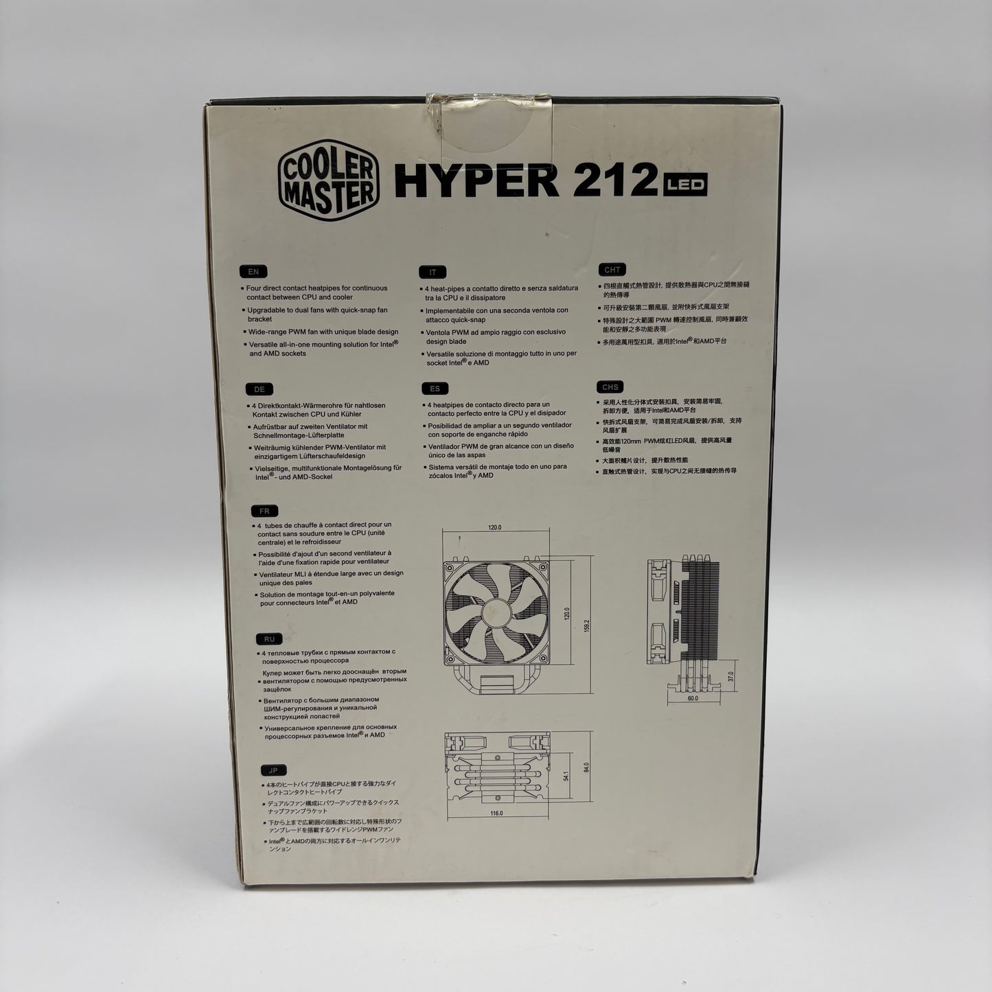 New Cooler Master Hyper 212 LED CPU Cooler