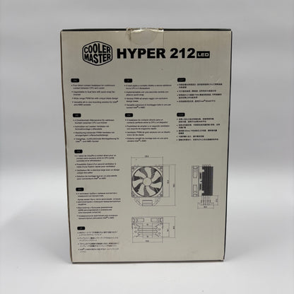 New Cooler Master Hyper 212 LED CPU Cooler