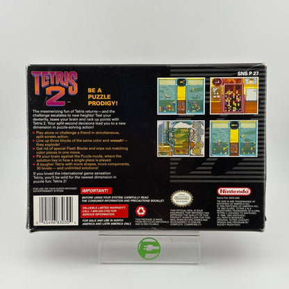 Tetris 2 (Super Nintendo SNES, 1994)