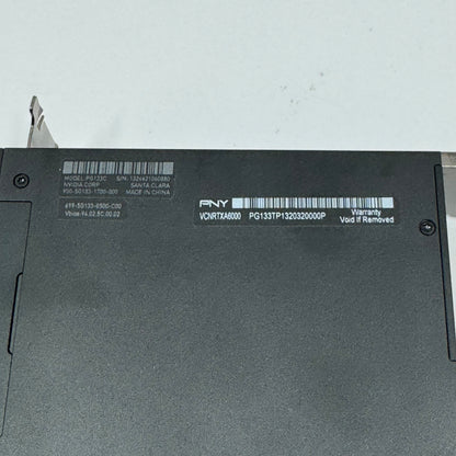 PNY RTX A6000 48GB  GDDR6 Graphics Card PG133C