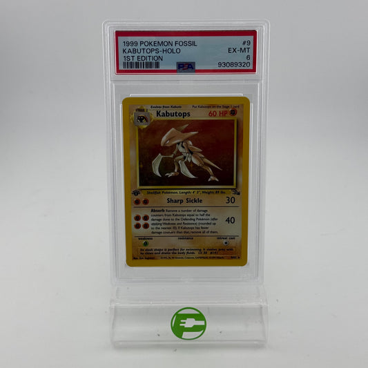 Pokémon TCG Kabutops [1st Edition] #9 Jungle 9/62 EX-MT PSA 6