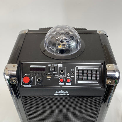 KaraoKing G100 Wireless Karaoke Machine Speaker Disco Ball Bluetooth System with Mics