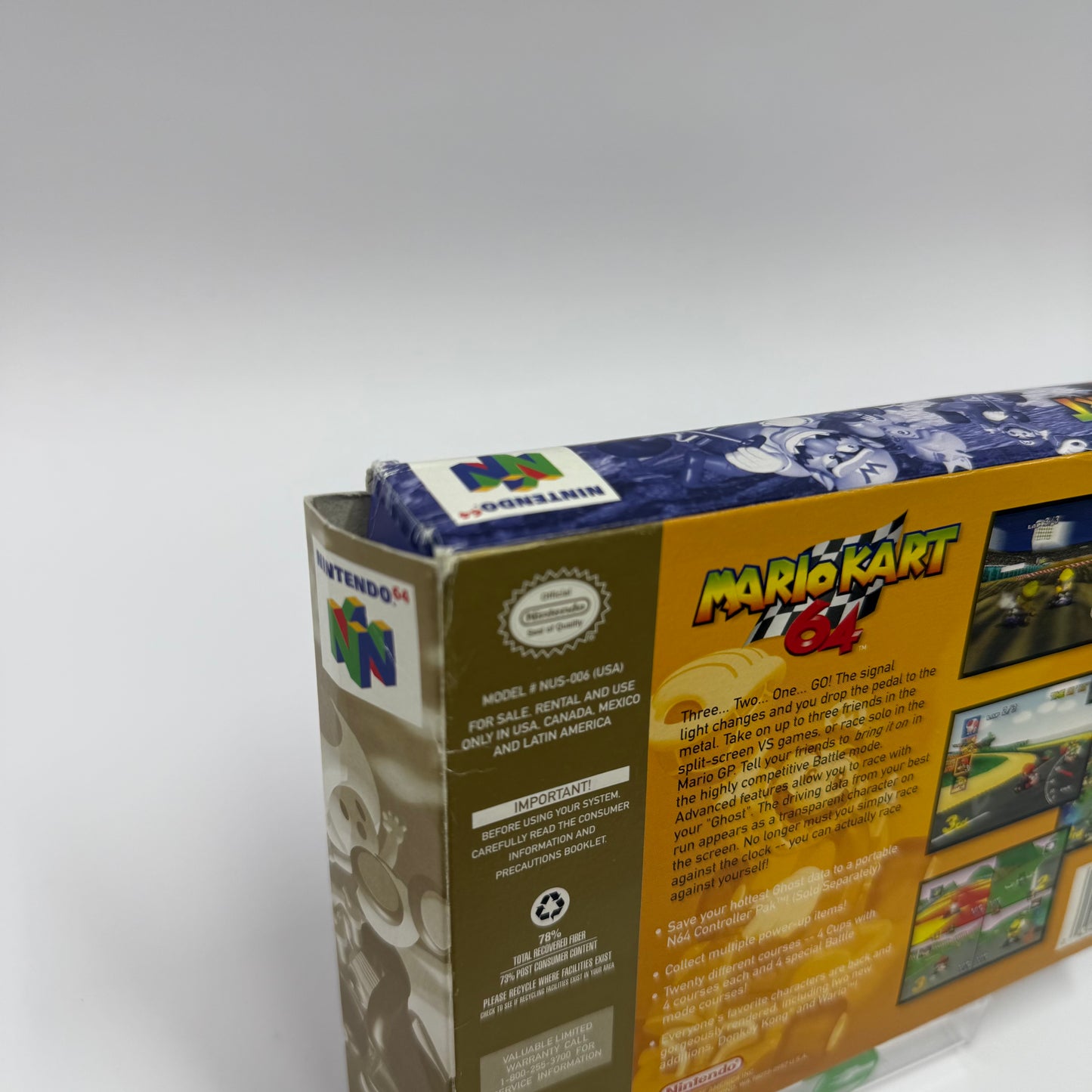 Mario Kart 64 (Nintendo 64 N64, 1997)