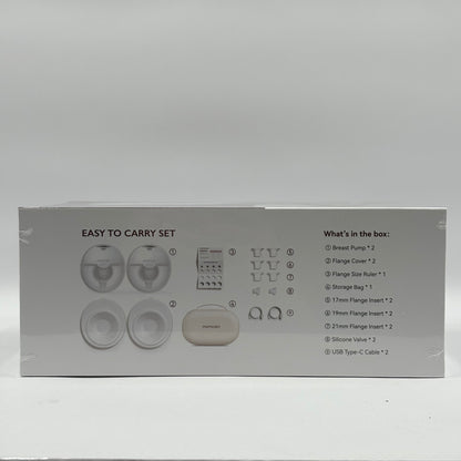New Momcozy M5  Hands Free Breast Pump Set Double Pumps