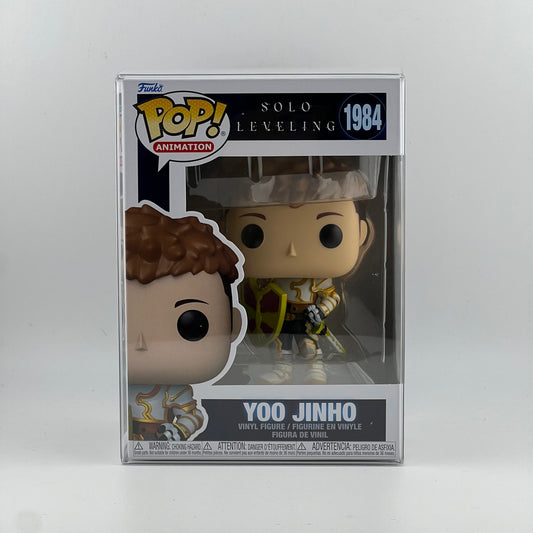 New Funko Pop Solo Leveling Yoo Jinho #1984 Figure with Protector