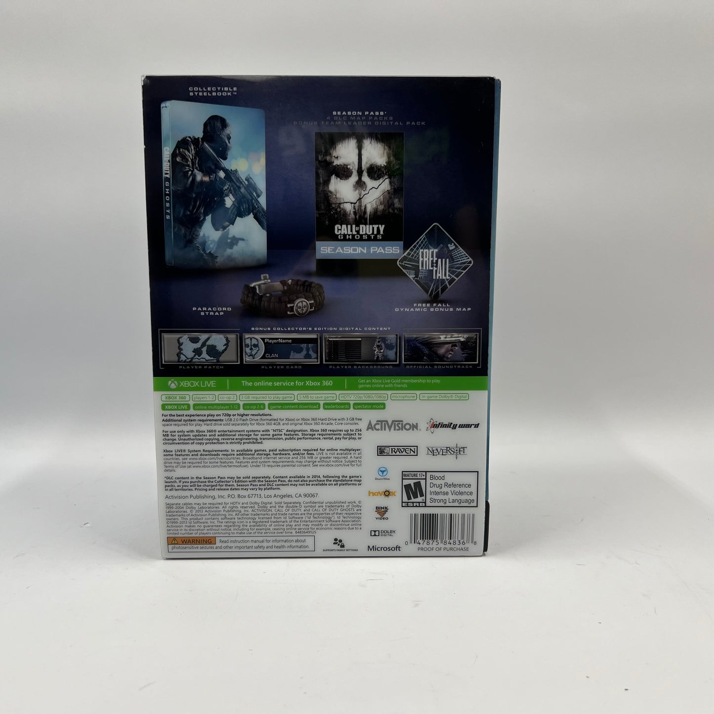 Call of Duty Ghosts [Hardened Edition] (Microsoft Xbox 360, 2013)