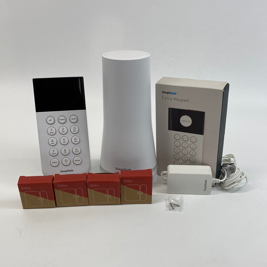 SimpliSafe Home Security System Wireless Motion Door Sensors and Keypad