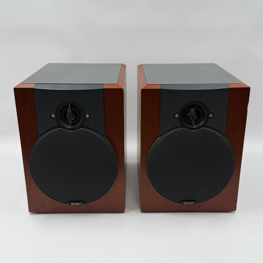 Boston Acoustics VR-M50 Cherry Bookshelf Monitor Speakers Pair