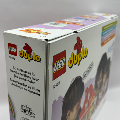 New LEGO Duplo Bluey's Family House with Memory Game Building Kit 10459
