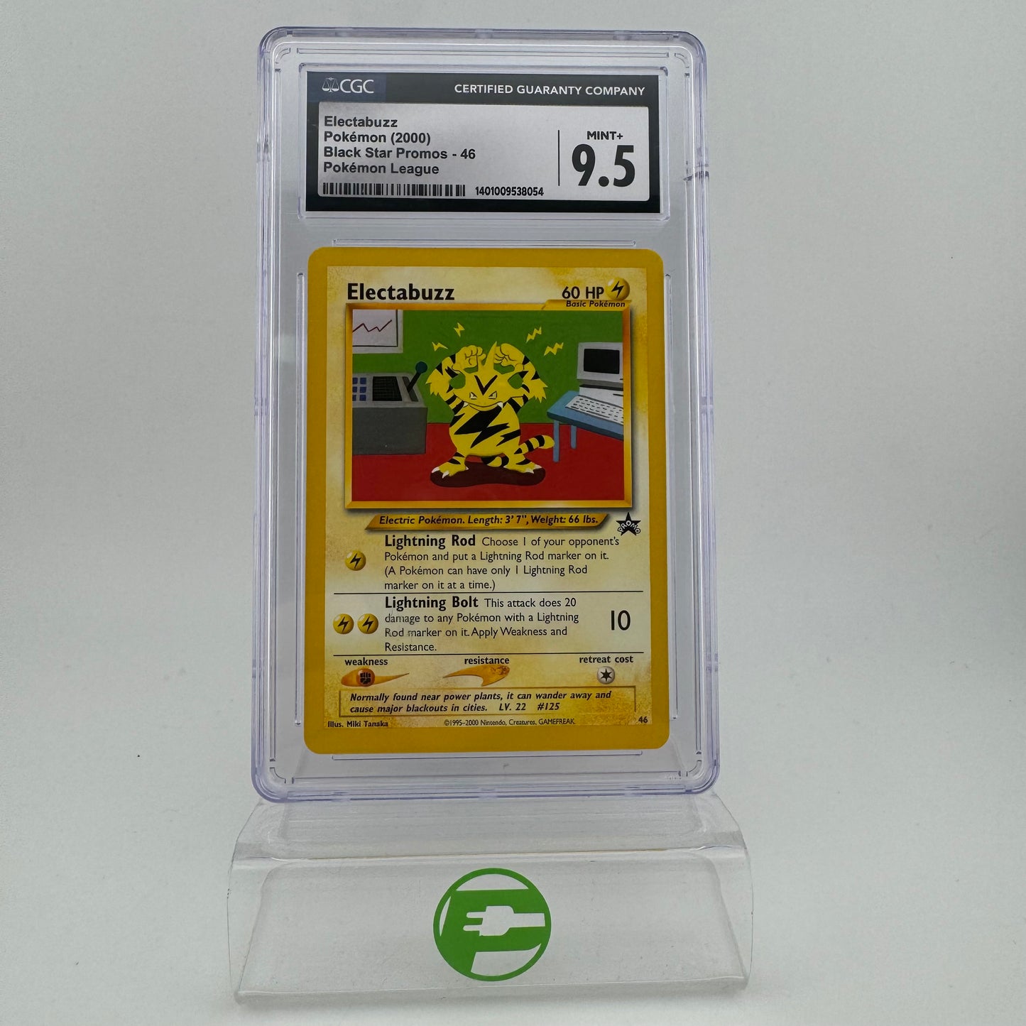 Pokémon TCG Promo Electabuzz #46 Regular English CGC 9.5 MINT