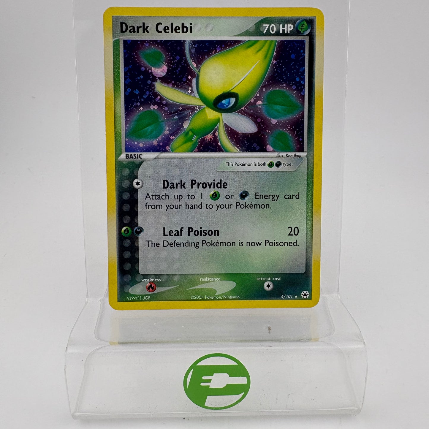 Pokémon TCG Hidden Legends Dark Celebi #4 Holo English LP