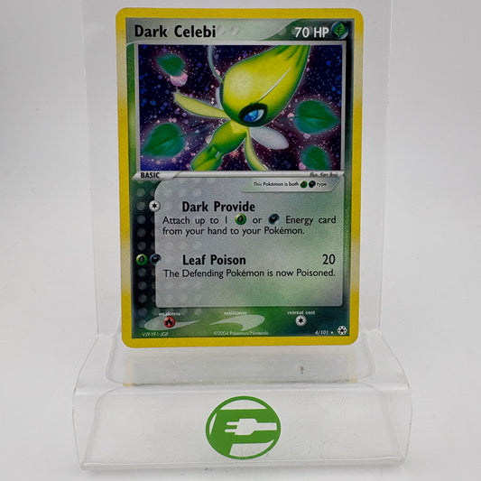 Pokémon TCG Hidden Legends Dark Celebi #4 Holo English LP