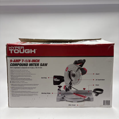 Hyper Tough 9 Amp Compound Miter Saw AQ14990G